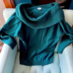 Chico’s Cowl Neck Sweater, 3/4 Sleeve
